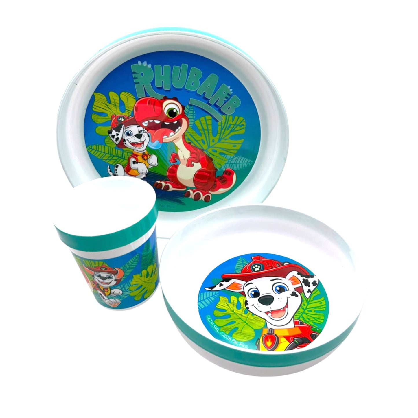 Set Vajilleria 3 Piezas Paw Patrol Boy