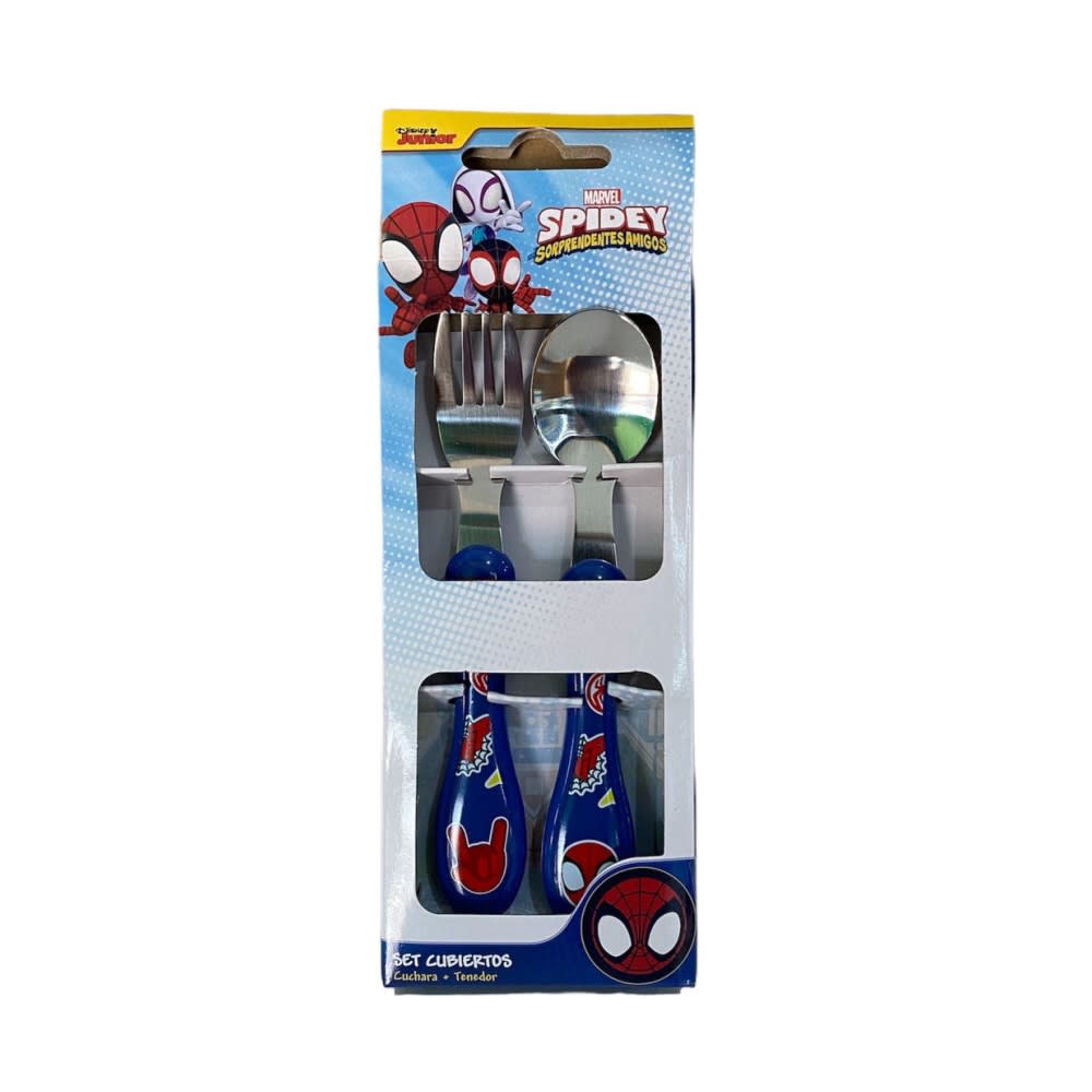 Set Cubiertos Spiderman Colección Marvel