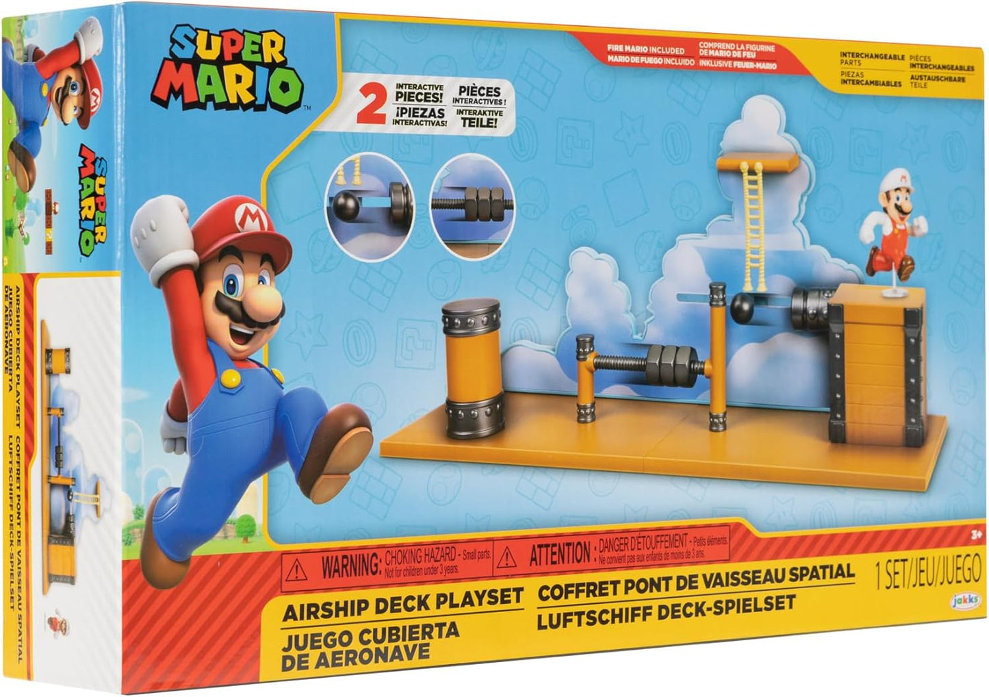 Set Super Mario Nintendo Cubierta De Aeronave Playset