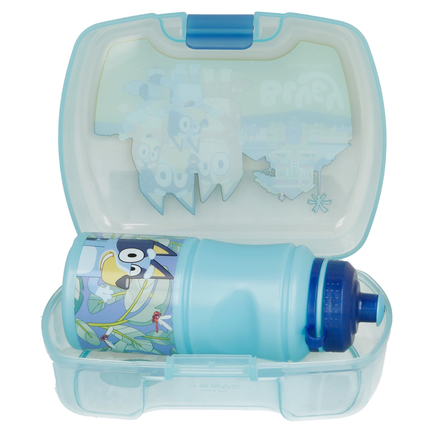 Set 2pcs Portasandwich +Botella Bluey