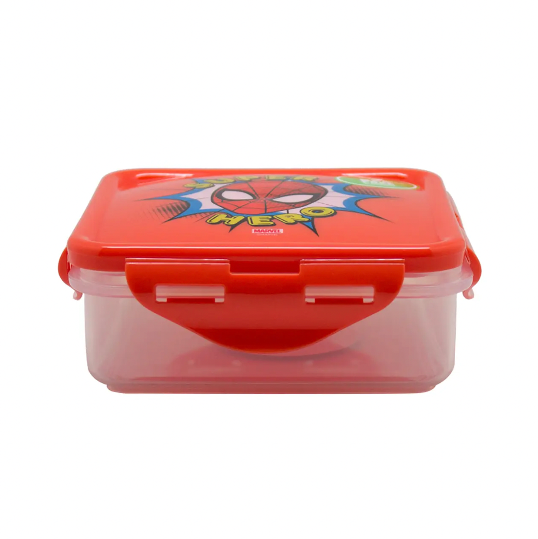 Hermetico Cuadrado 500ml Spiderman