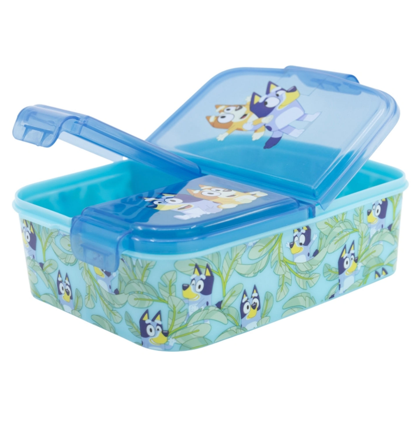 Contenedor Sandwich Multi Compartimientos Bluey