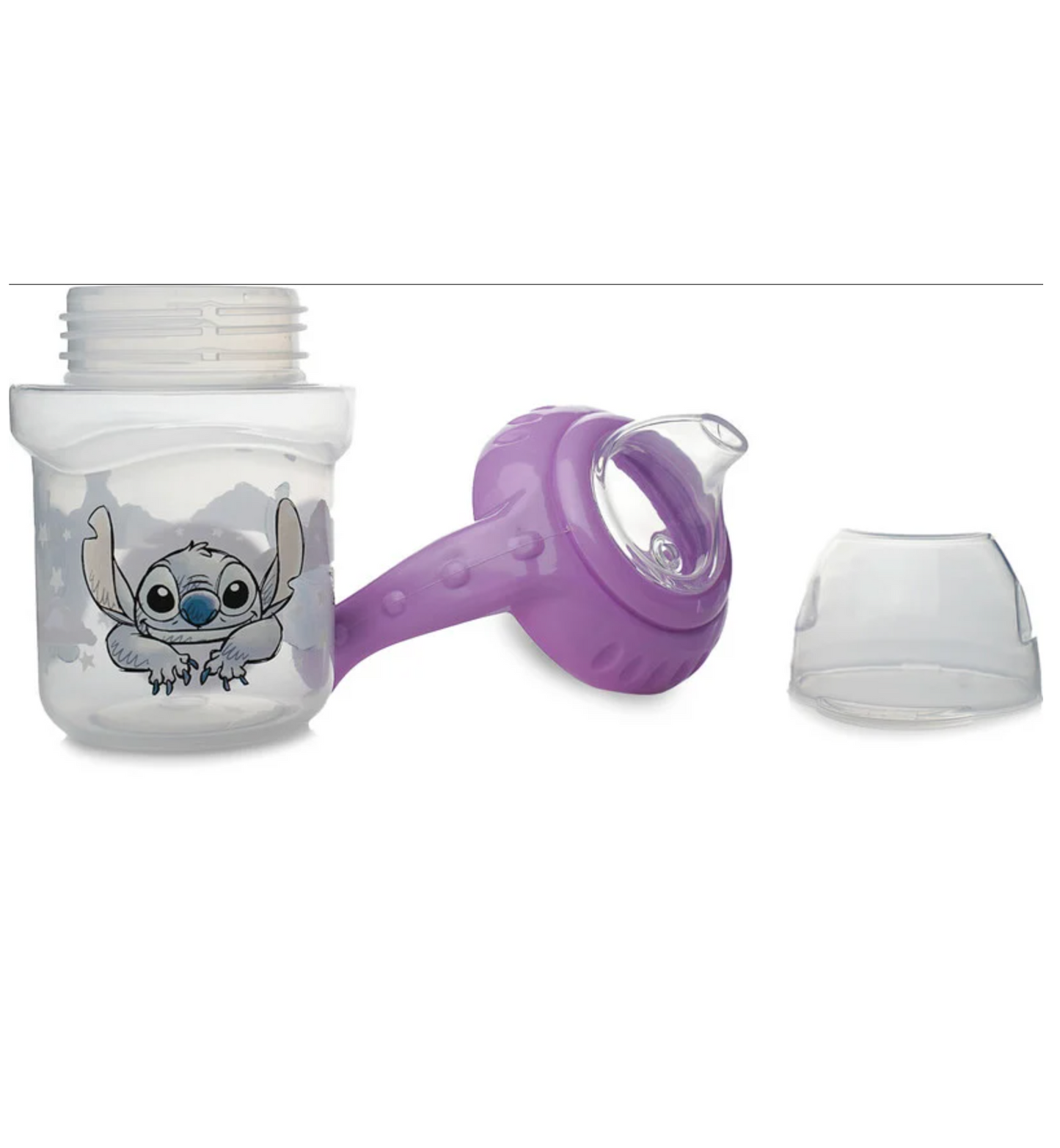 Vaso De Entrenamiento Con Asas Y Boquilla De Silicona 250ml Stitch