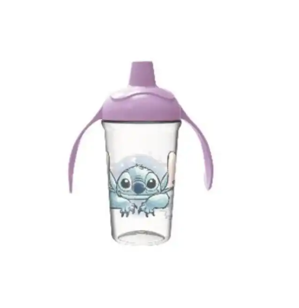 Vaso De Entrenamiento Con Asas Y Boquilla Rigida 295ml Stitch