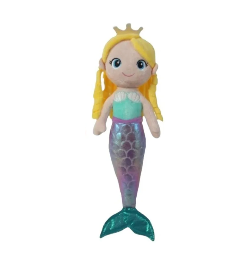 Muñeca Sirena 48cm Amarillo