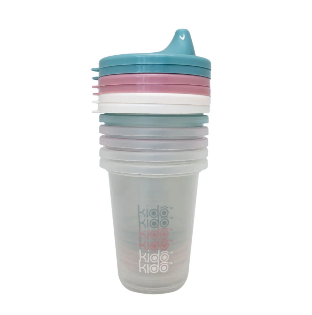 x Mayor Set 6 Vasos Reutilizables Kido