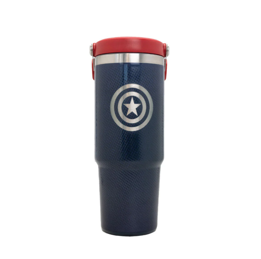 Botella Termica Mango 850ml Capitan America Marvel