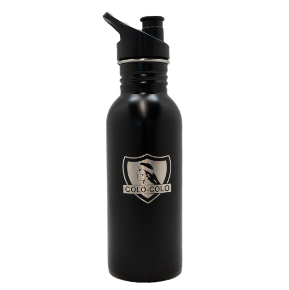 x Mayor Botella Metalica 600ml Colo Colo