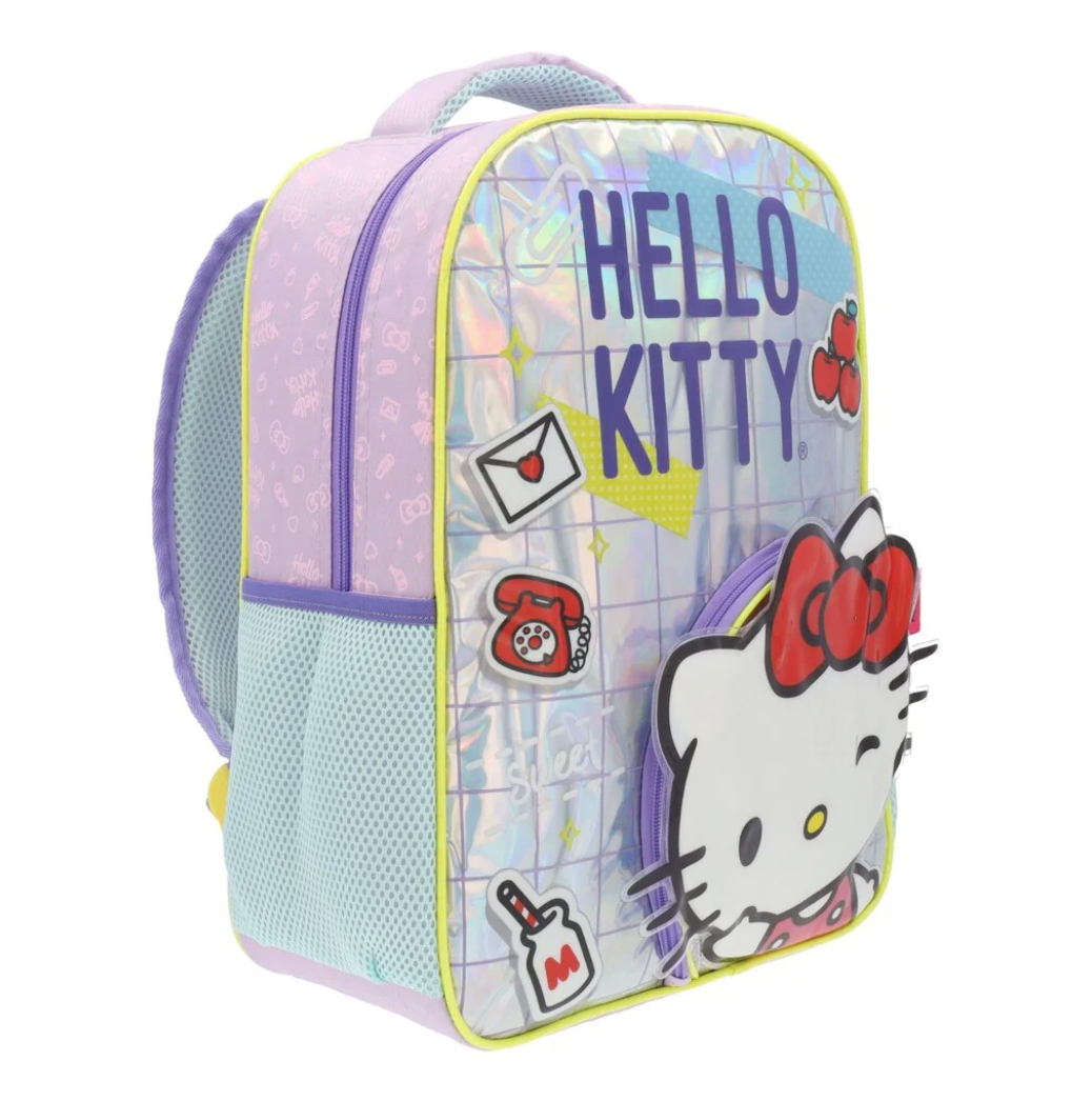 Mochila Hello Kitty Metalizada