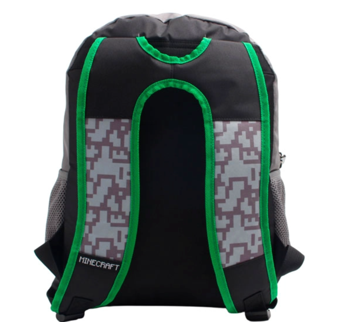 Mochila Juvenil Minecraft Gris