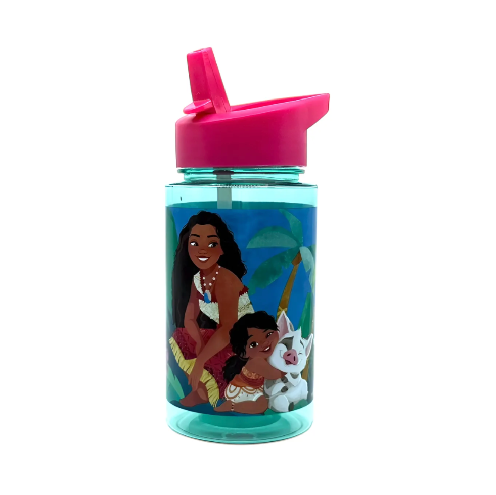 Botella con Bombilla Moana Princesas
