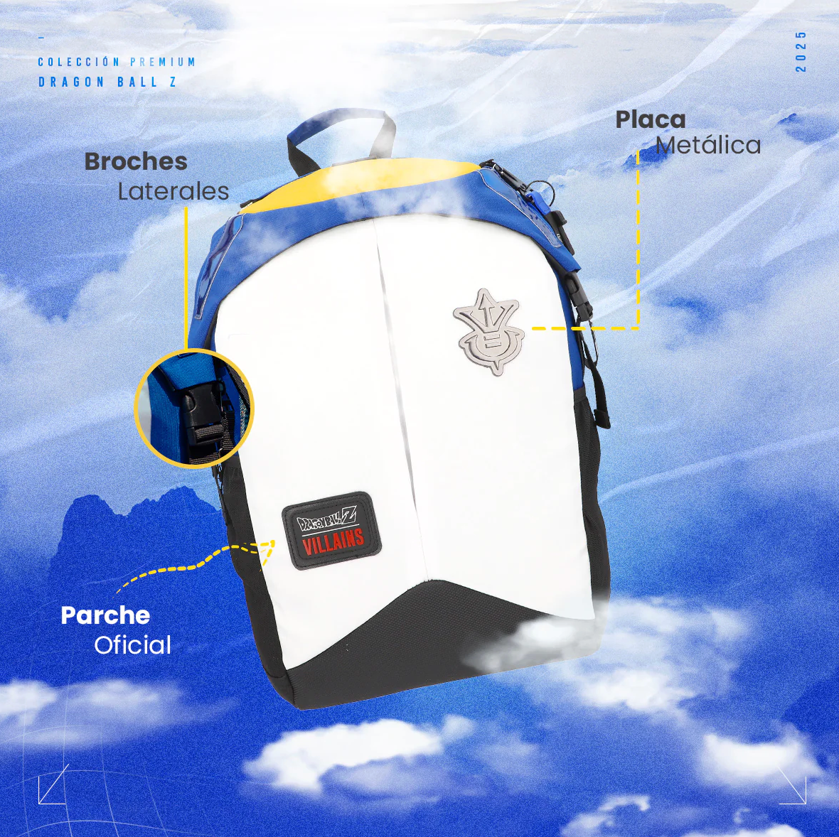 Mochila Dragon Ball Z Vegeta Juvenil