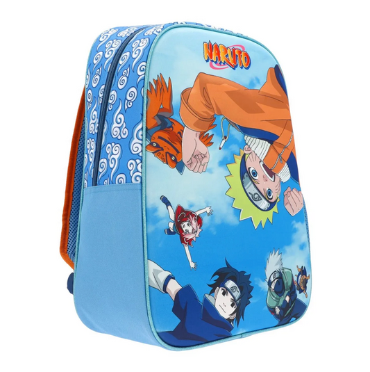 Mochila Naruto Infantil Azul