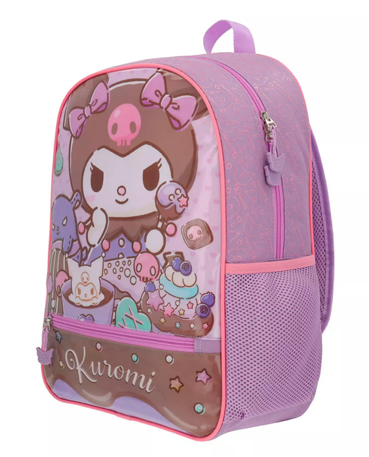Mochila Kuromi Infantil Lila
