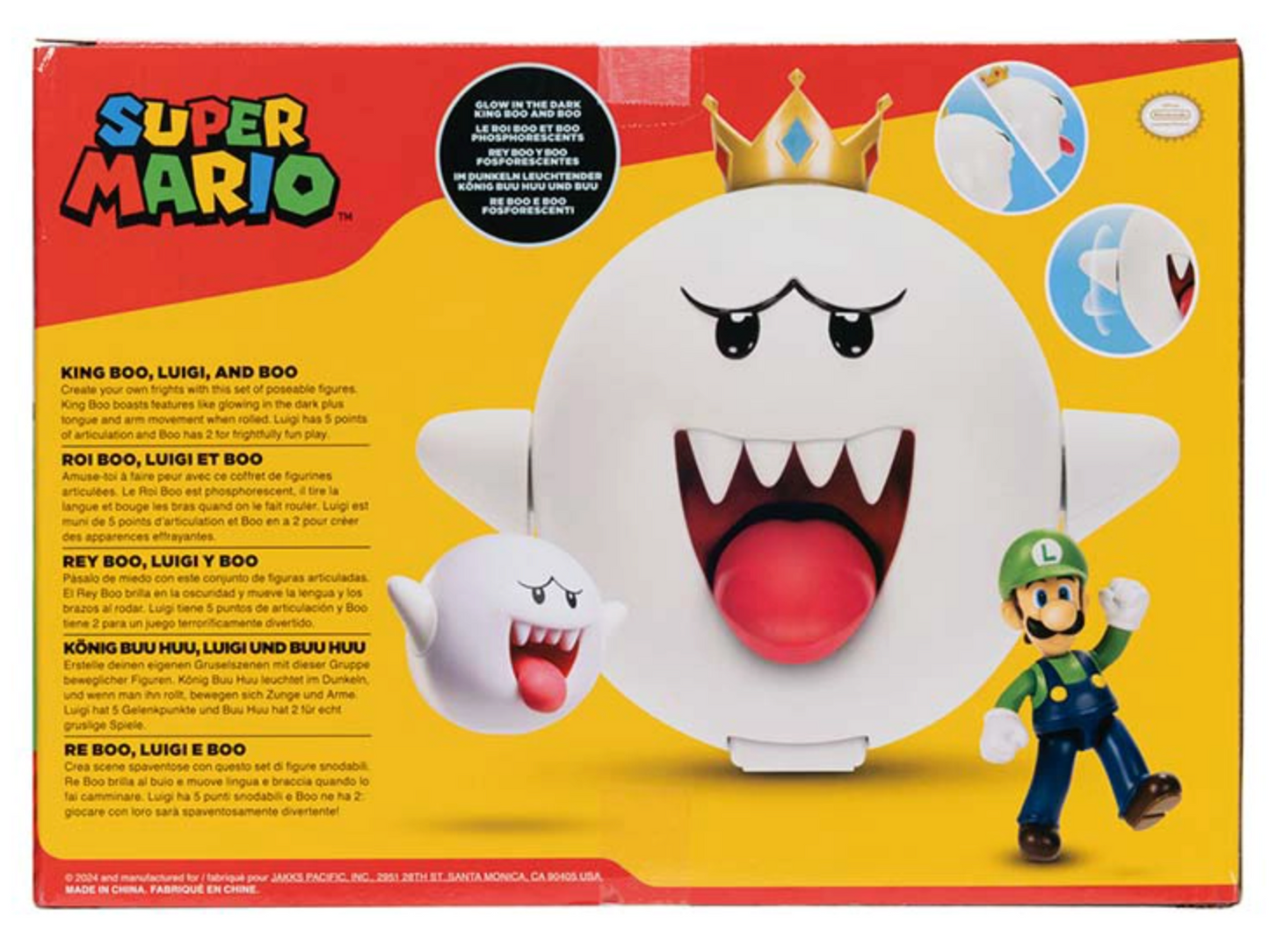 Set Figuras King Boo Super Mario De Nintendo