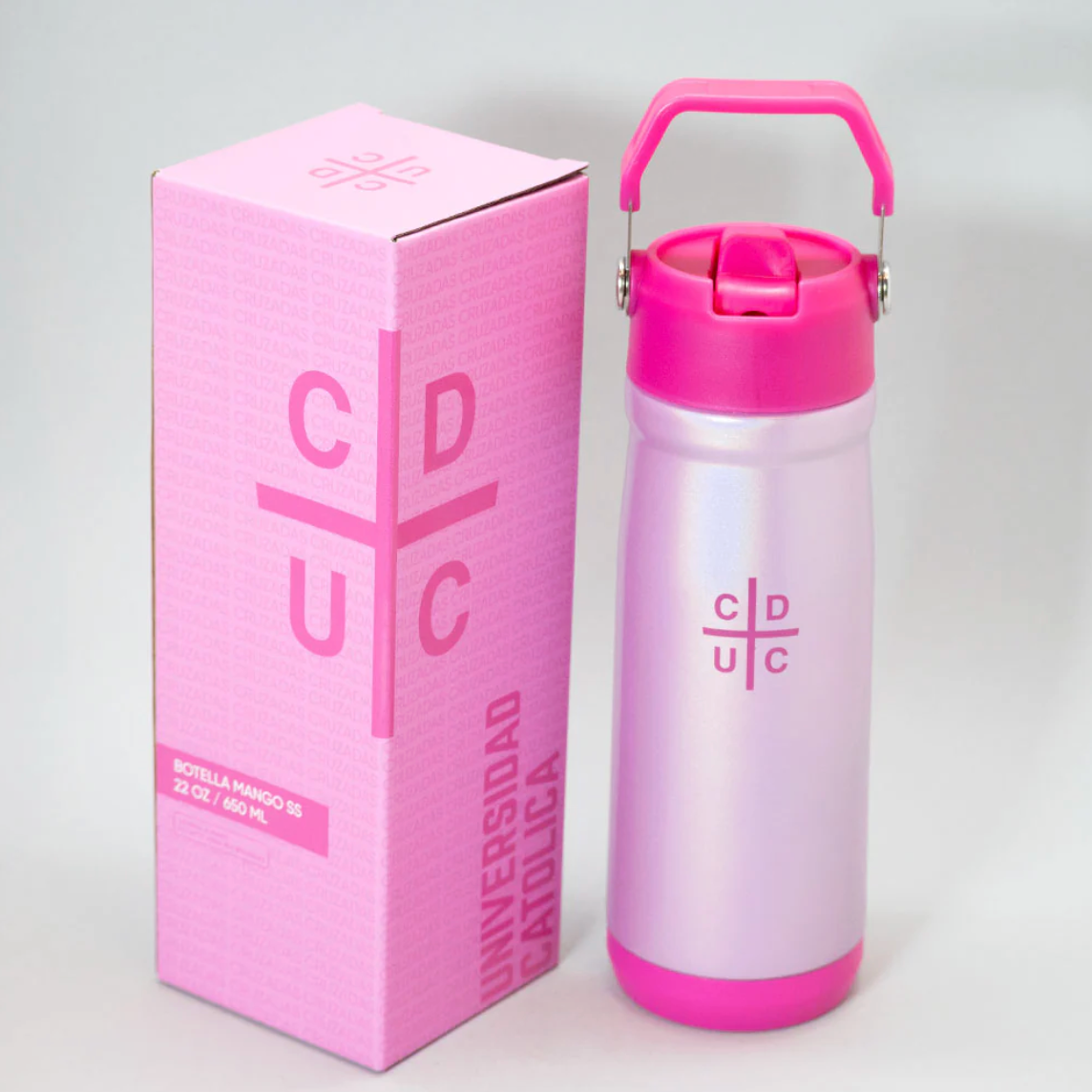 Botella Mango 650ml Pink U Catolica