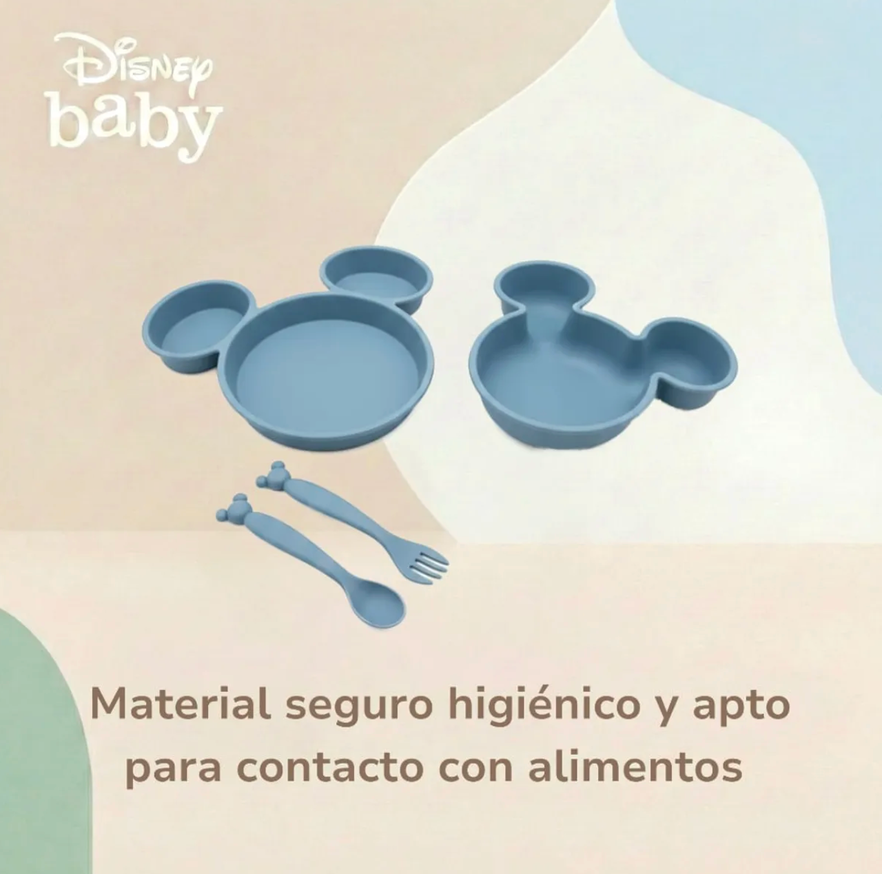 Set de Alimentacion 4 Piezas Mickey