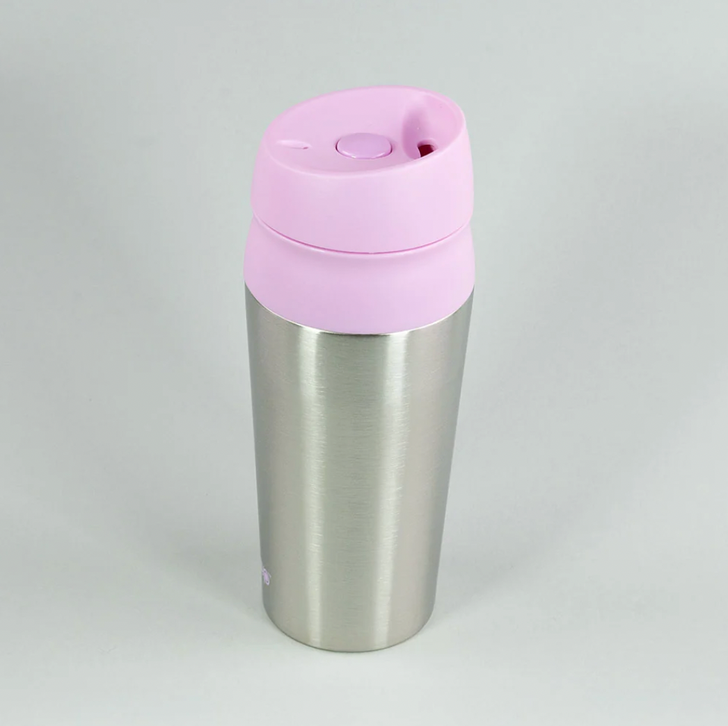 Mug Boton Value Keep Rosa