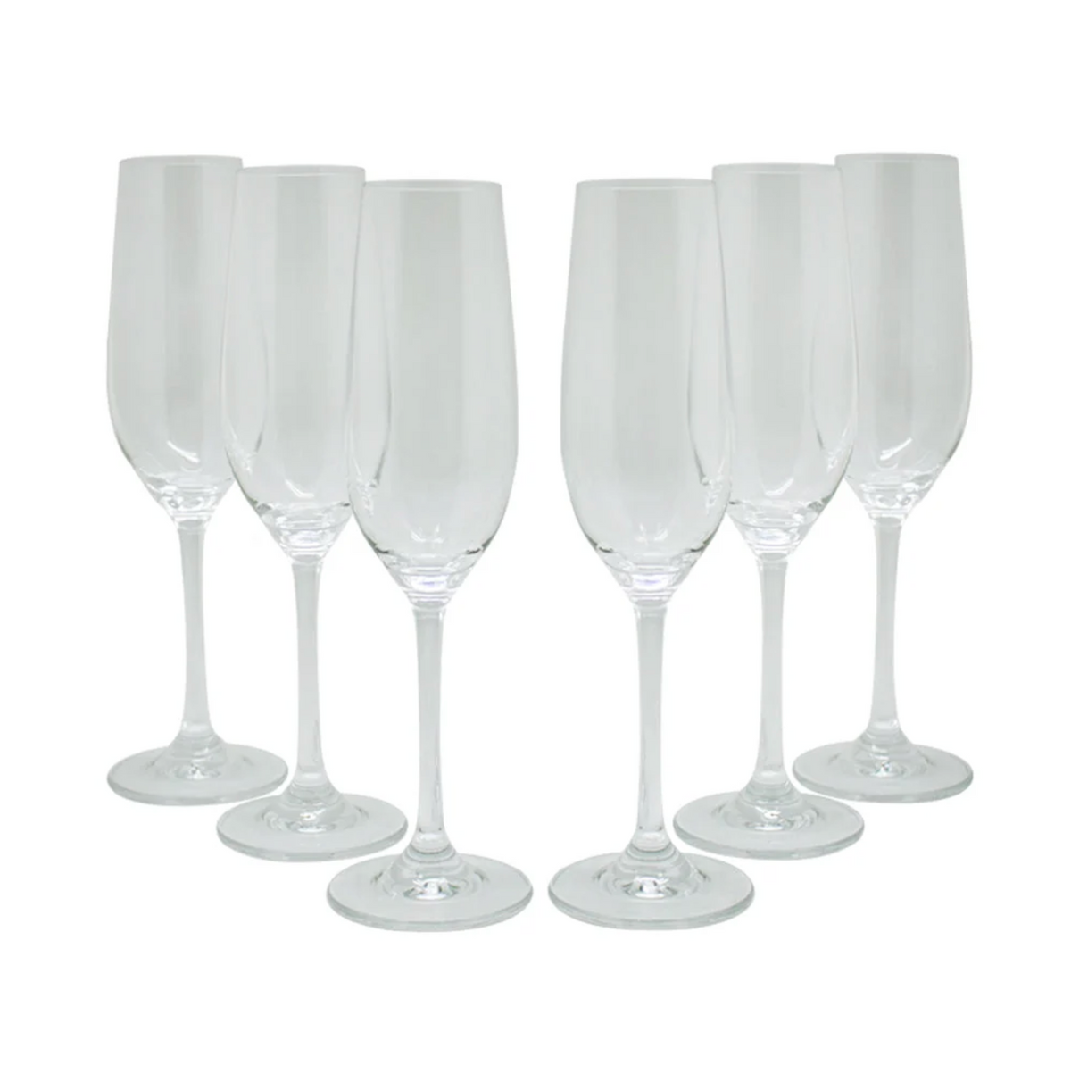 x Mayor Set Copa De Champagne Cristal Glasso