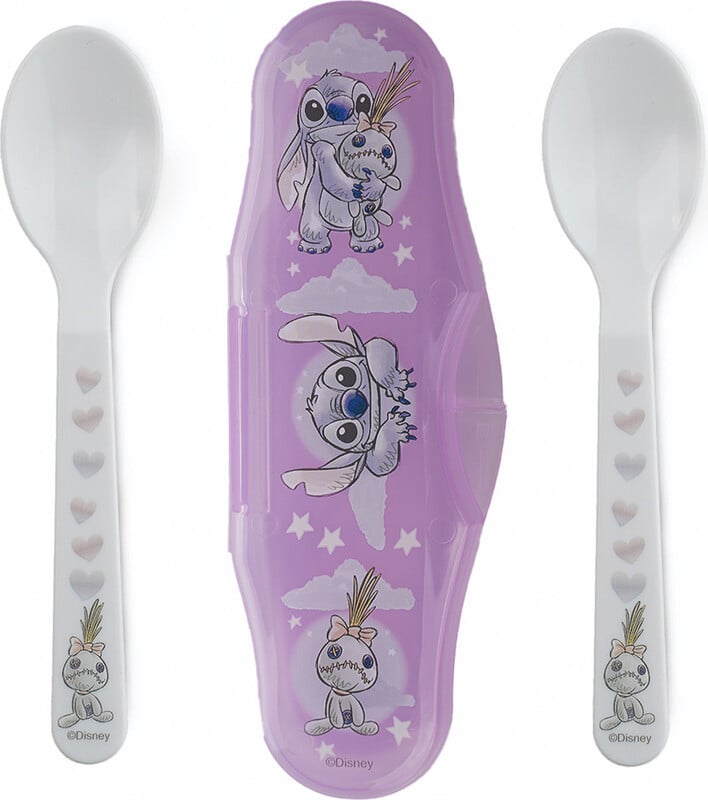 Set De Cubiertos Con Caja De Viajes Stitch