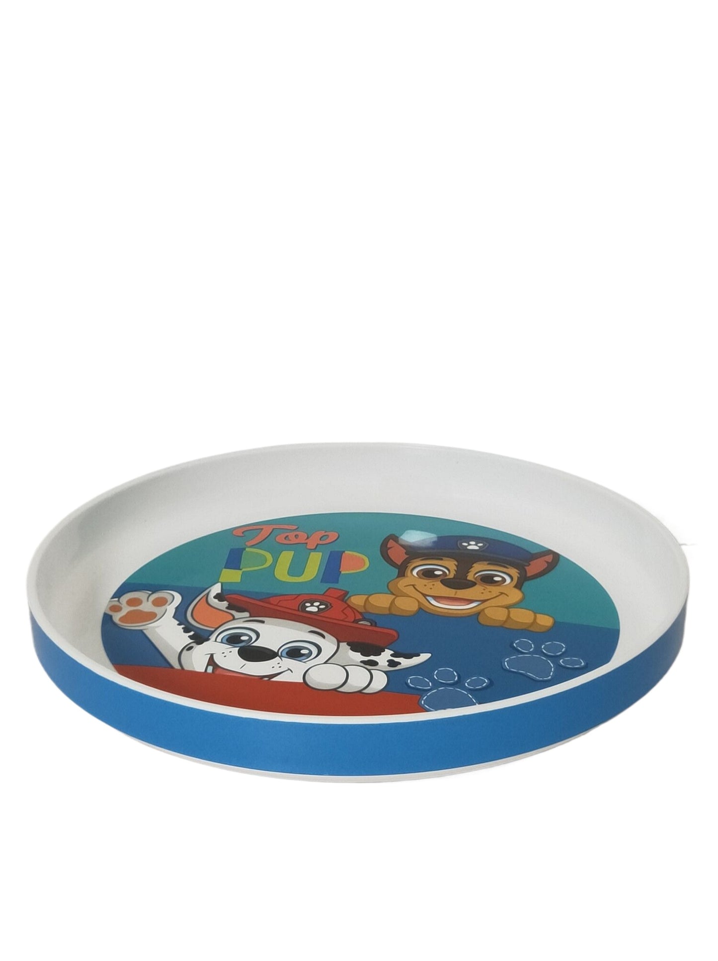 Plato Melamina Antideslizante Paw Patrol
