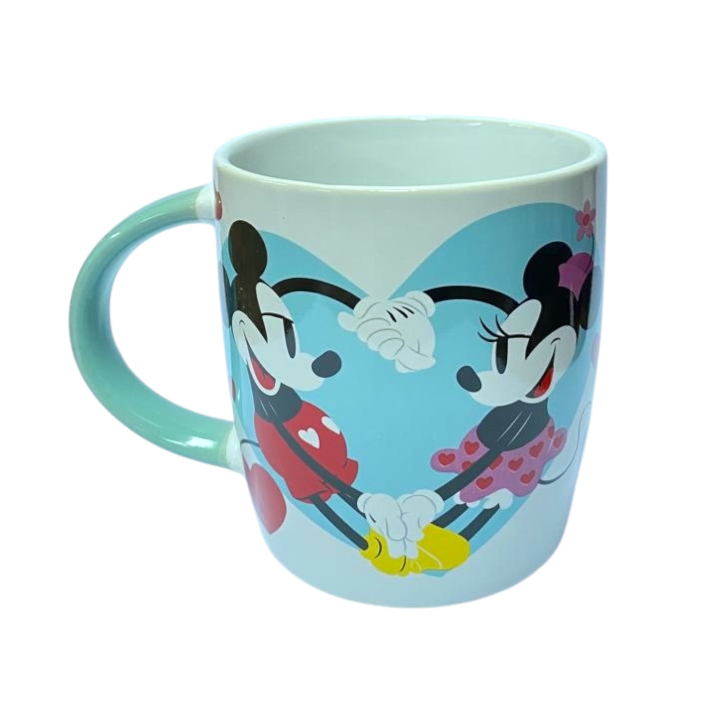 Tazon Romantico Mickey y Minnie Mouse Corazon