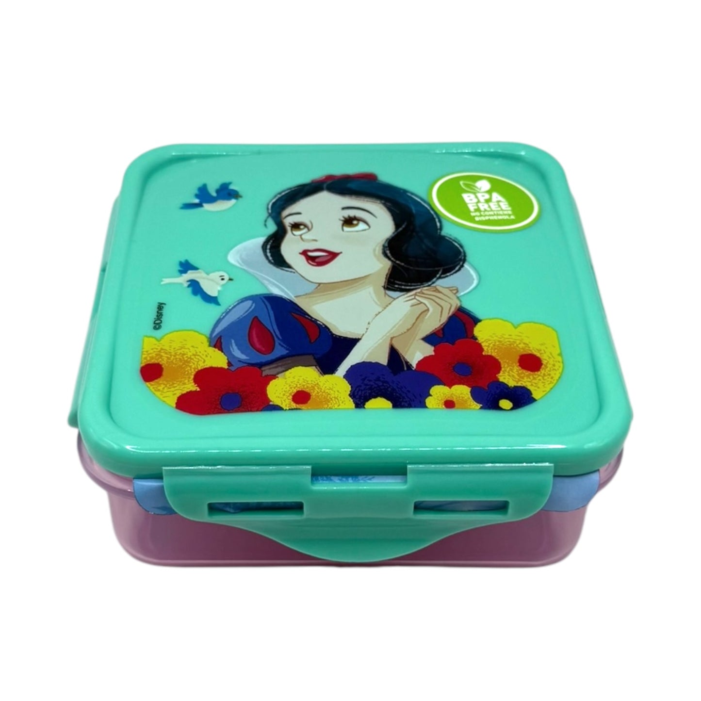 Hermetico Cuadrado 500ml Princesas Blanca Nieves