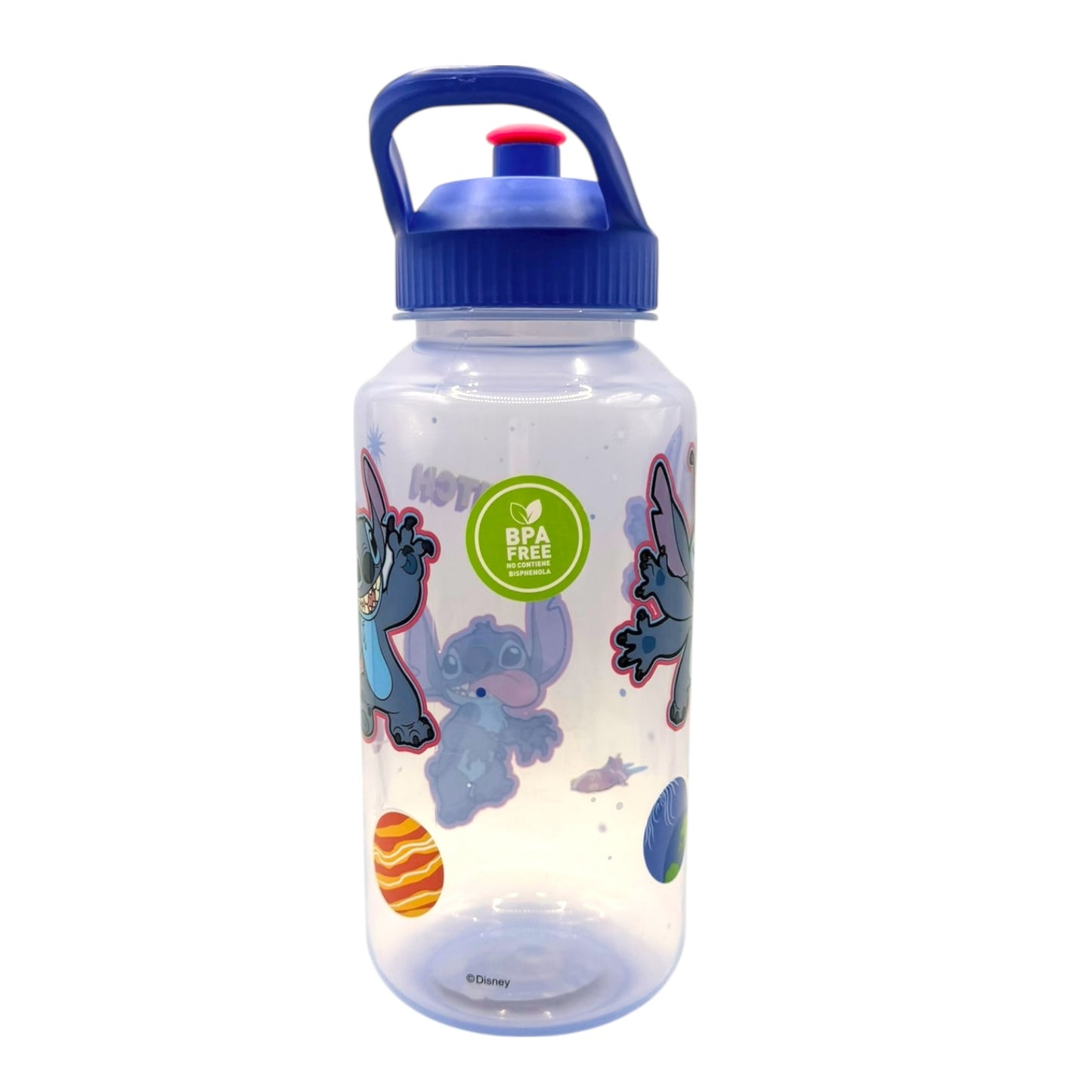 Botella 1lt Patch Disney Stitch Mickey Princesas