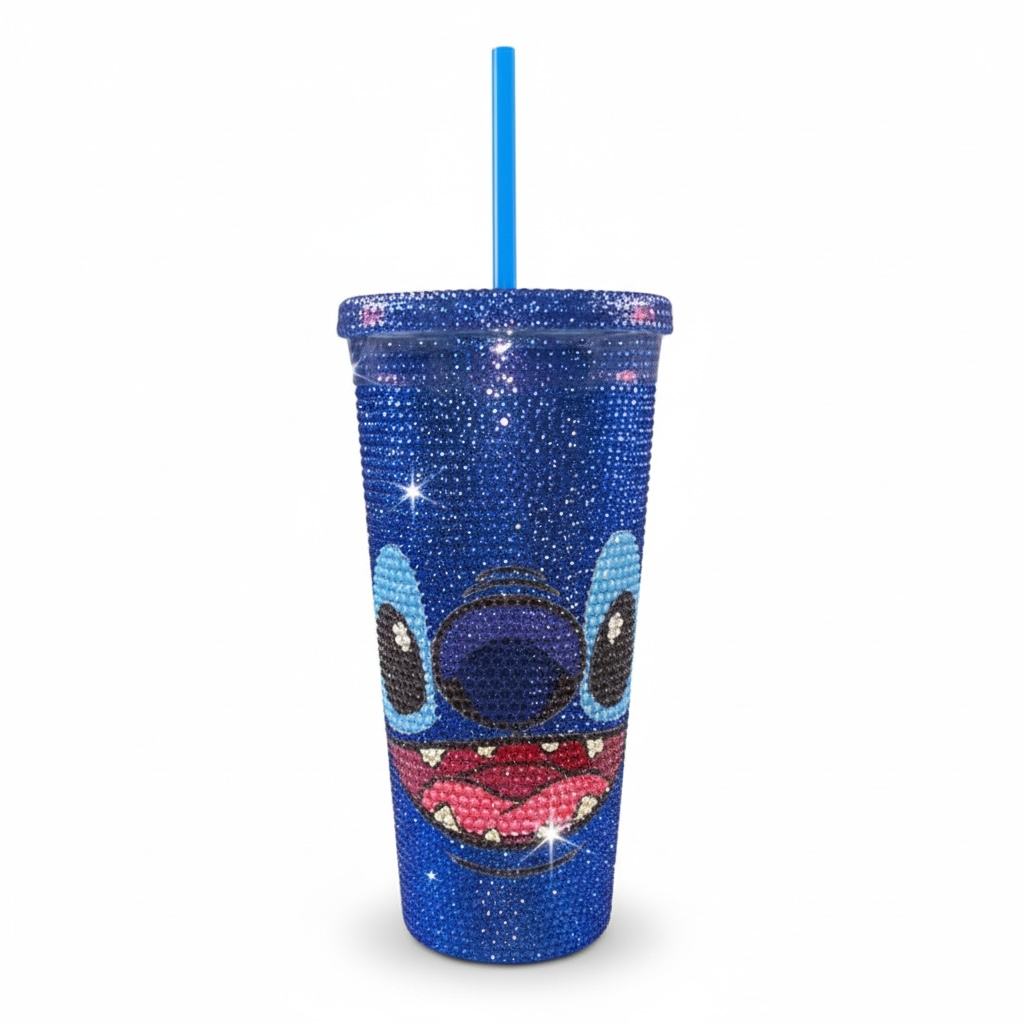 Vaso Shinny Doble Pared 650ml Stitch