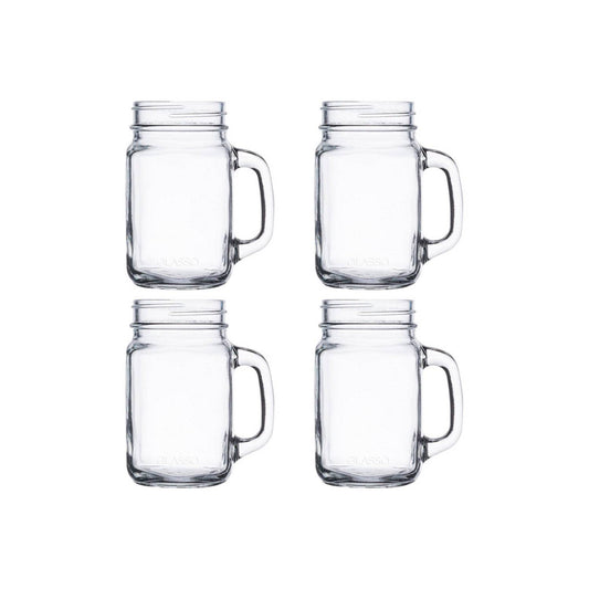 Set 4 Vasos Mojito Mason Glasso