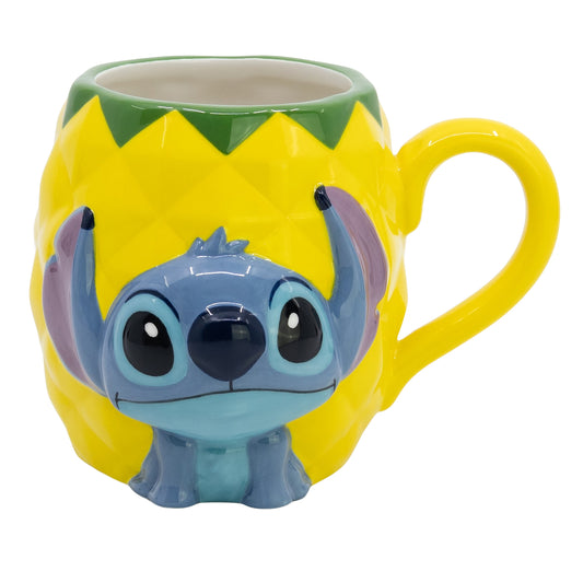 Tazon Ceramica 3D Stitch Pineapple