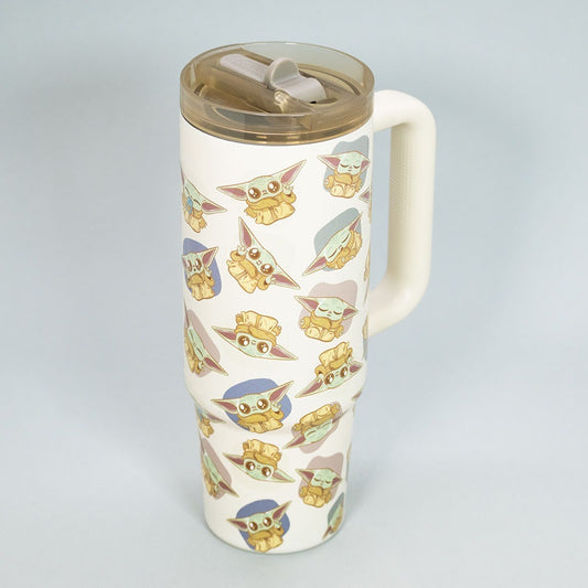 x Mayor Mug Termico 30 Oz Grogu Star Wars Yoda Beige 900ml