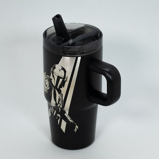 Mug Termico 20 Oz Black Star Wars Mandalorian