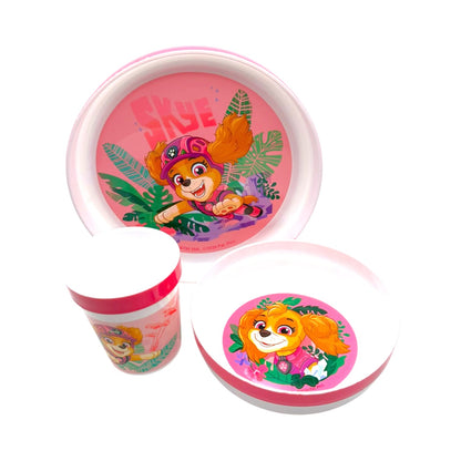 Set Vajilleria 3 Piezas Paw Patrol Skye