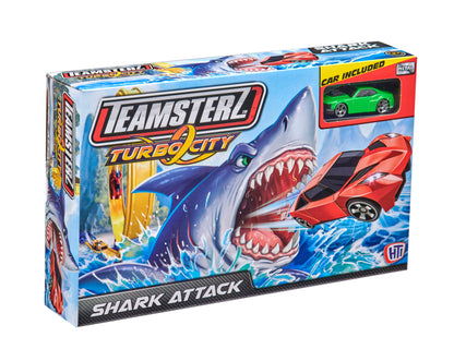 Pista Autos Teamsterz Shark Attack + 1 Auto