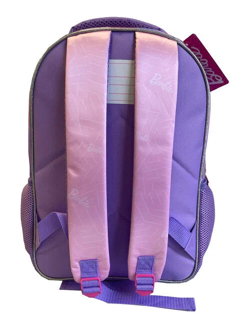 Mochila Infantil Barbie con Compartimiento para Muñeca