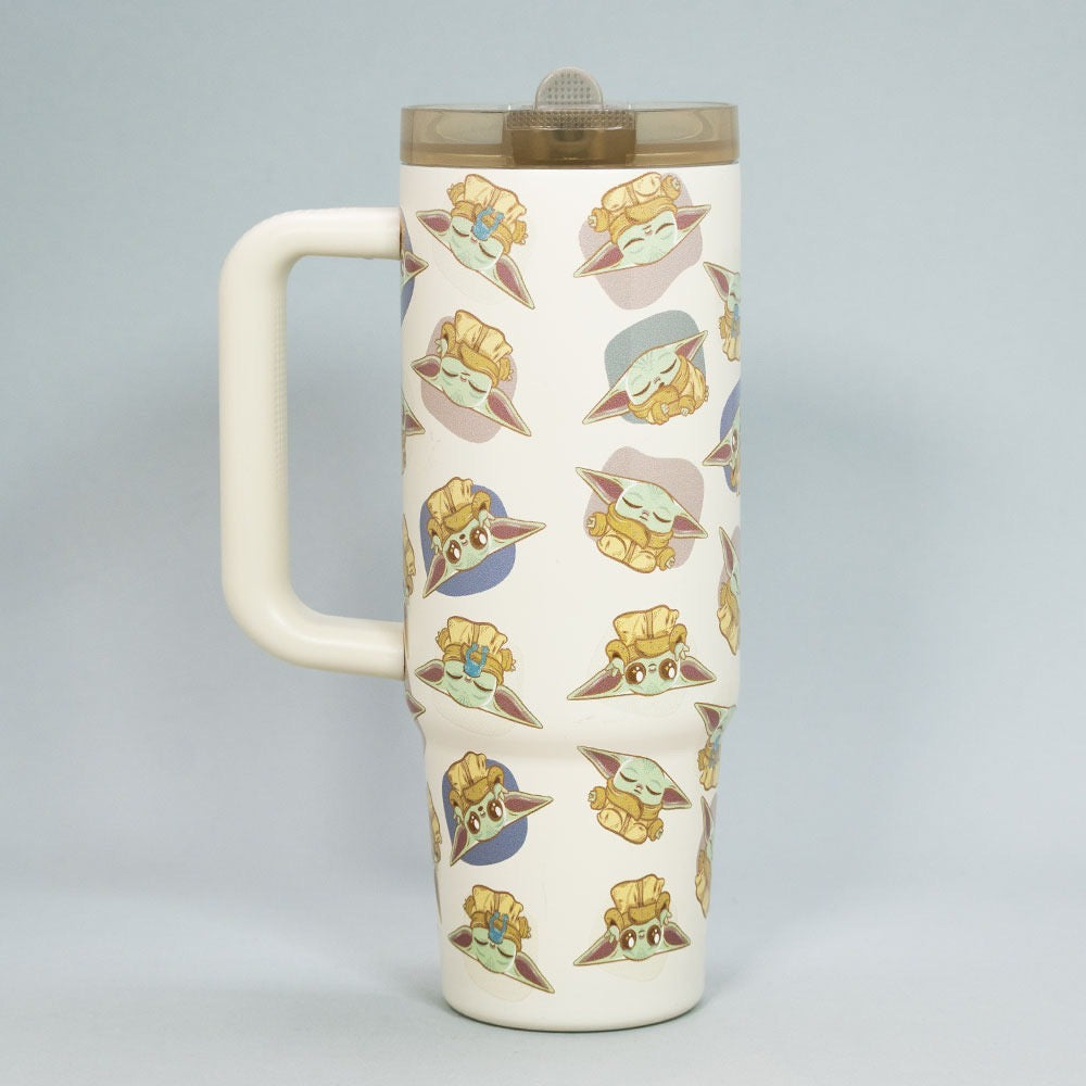 x Mayor Mug Termico 30 Oz Grogu Star Wars Yoda Beige 900ml