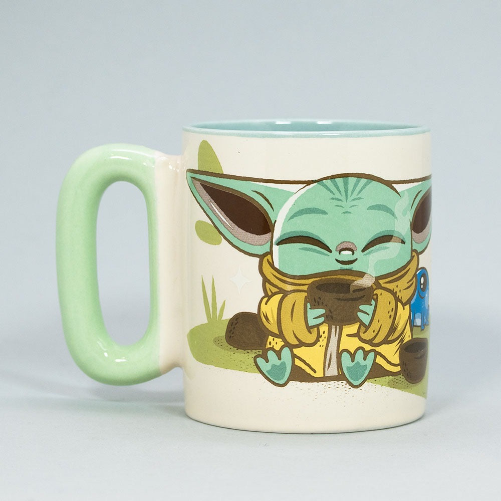 x Mayor Tazón Asa Grande 350 Ml Grogu Star Wars Yoda