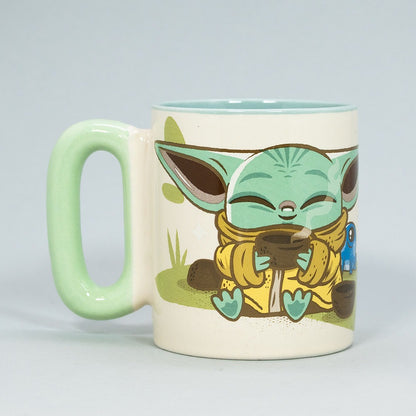 x Mayor Tazón Asa Grande 350 Ml Grogu Star Wars Yoda