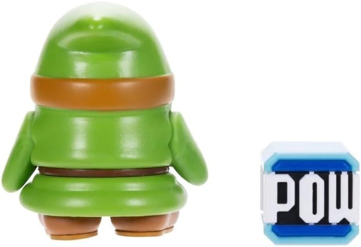 Figura De Acción Shy Guy Verde Bloque Super Mario 10cm