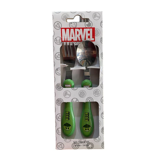 Set Cubiertos Hulk Colección Marvel