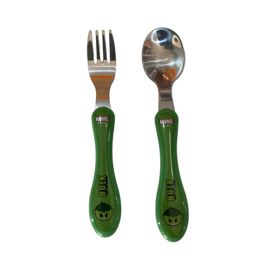 Set Cubiertos Hulk Colección Marvel