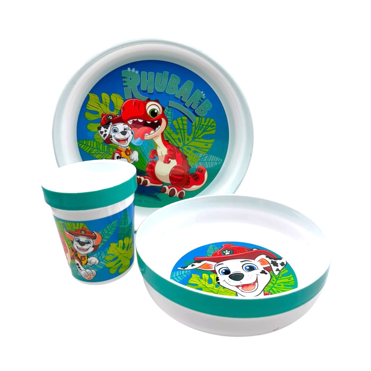 Set Vajilleria 3 Piezas Paw Patrol Boy