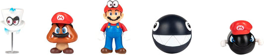 Pack 5 Figuras Super Mario Odyssey 6cm