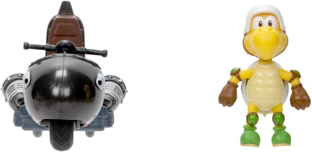 Super Mario Vehiculo Kart Racer Koopa Troopa con Figura Desmontable