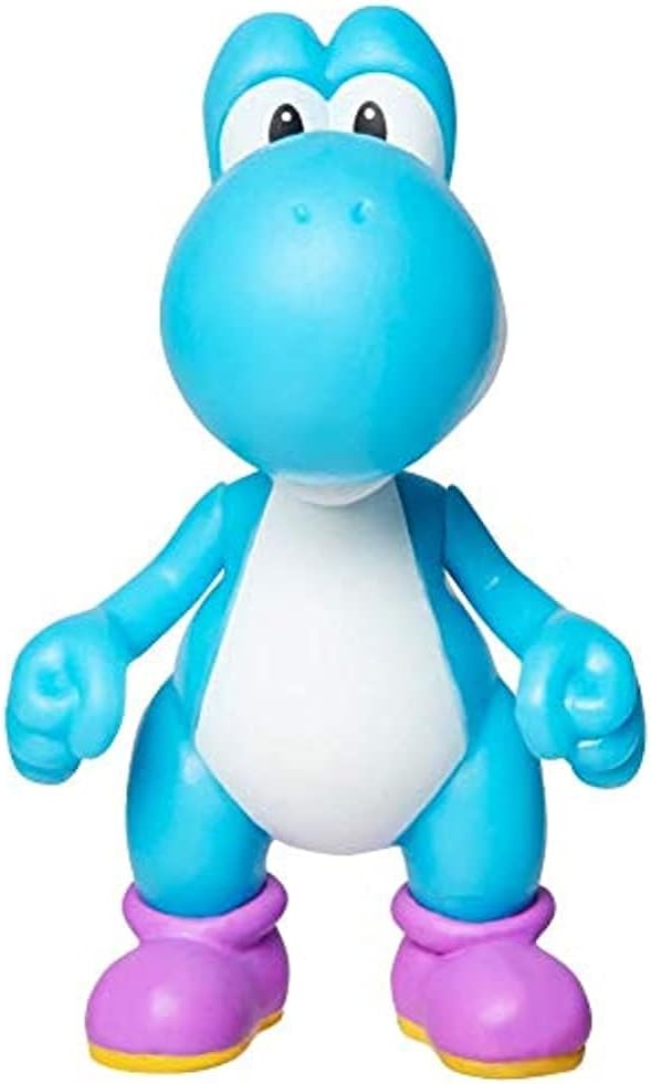 Figura Yoshi Azul Claro De 6cm Super Mario