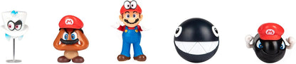 Pack 5 Figuras Super Mario Odyssey 6cm