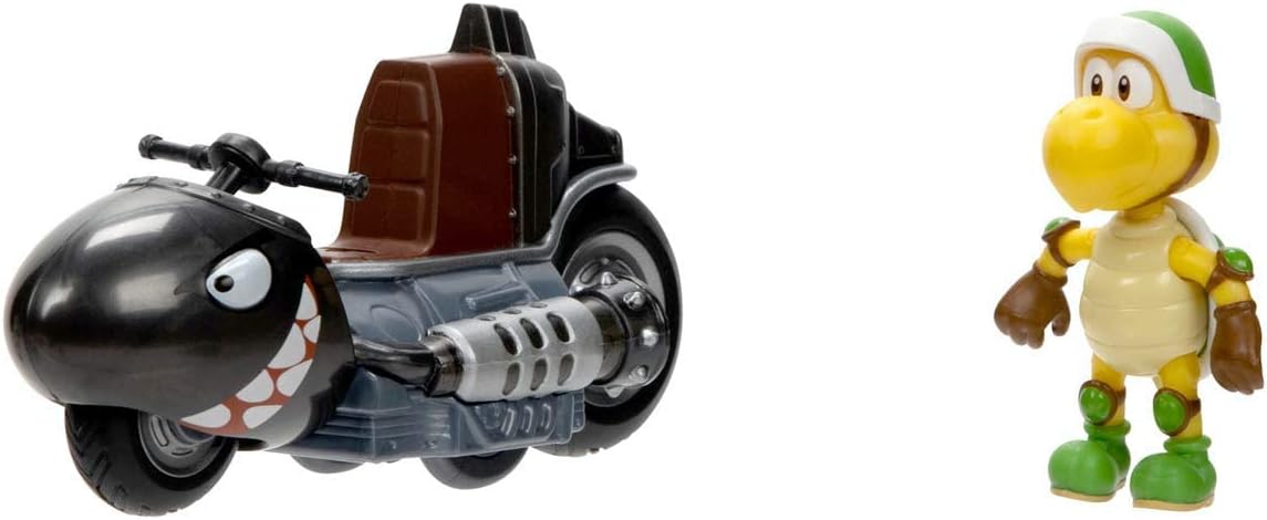Super Mario Vehiculo Kart Racer Koopa Troopa con Figura Desmontable