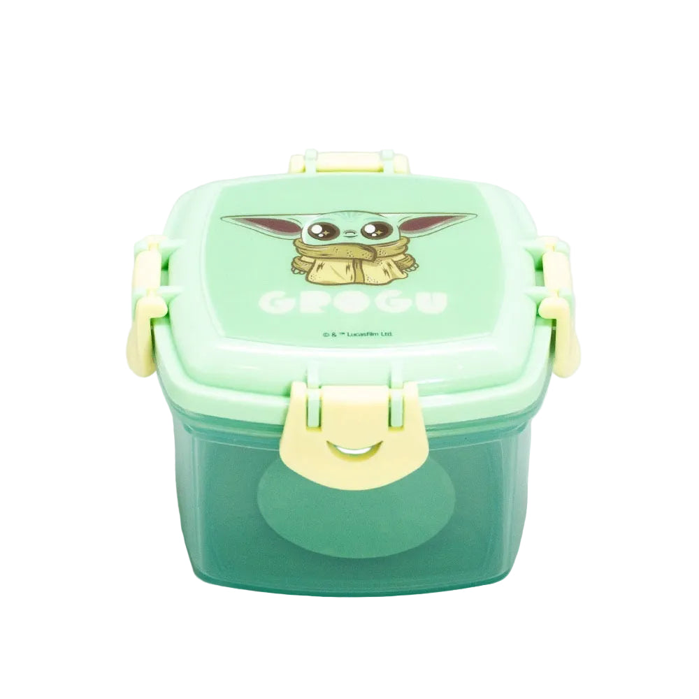 Porta Snack Cuadrado 360ml Grogu Star Wars Yoda