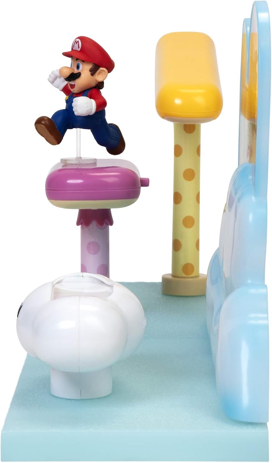 Set Super Mario Cloud World Diorama con figura de acción Mario 6cm